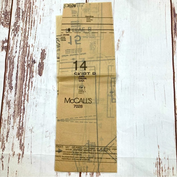 McCall’s #7028 AS THE CROW FLIES Craft Patterns Vintage 1994 - Picture 10 of 11